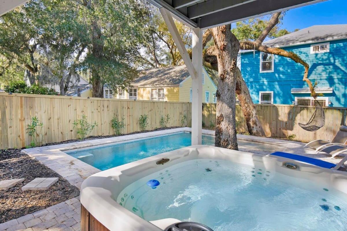 Downtown St Aug Home By Fountain Of Youth Pool Spa By Beach Add Golf Cart St. Augustine Εξωτερικό φωτογραφία